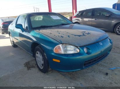 1995 HONDA CIVIC DEL SOL S Green  Gasoline JHMEG1244SS001925 photo #1