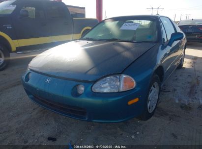 1995 HONDA CIVIC DEL SOL S Green  Gasoline JHMEG1244SS001925 photo #3