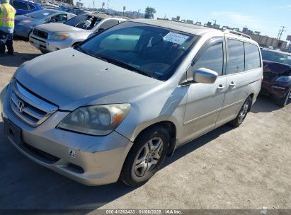 2007 HONDA ODYSSEY EX-L Gray  Gasoline 5FNRL38667B423167 photo #3