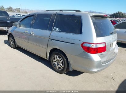 2007 HONDA ODYSSEY EX-L Gray  Gasoline 5FNRL38667B423167 photo #4