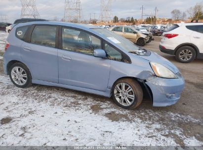 2009 HONDA FIT SPORT Purple  Gasoline JHMGE88499S026571 photo #1