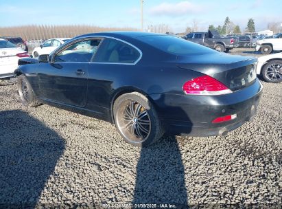 2006 BMW 650I Black  Gasoline WBAEH13436CR50666 photo #4