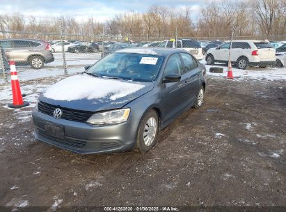 2014 VOLKSWAGEN JETTA 2.0L S Gray  Gasoline 3VW2K7AJ8EM309266 photo #3