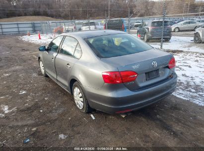 2014 VOLKSWAGEN JETTA 2.0L S Gray  Gasoline 3VW2K7AJ8EM309266 photo #4