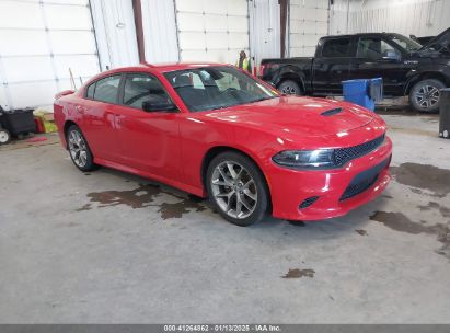 2023 DODGE CHARGER GT Red  Flexible Fuel 2C3CDXHGXPH587927 photo #1