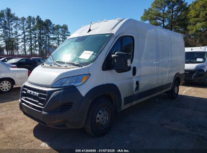 2023 RAM PROMASTER 2500 HIGH ROOF 159 WB White  Flexible Fuel 3C6LRVDG8PE598435 photo #3