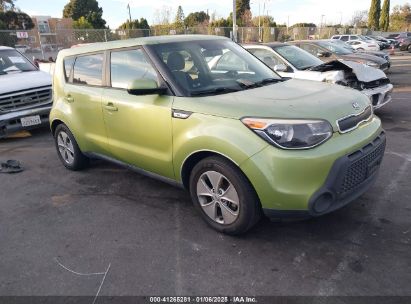 2016 KIA SOUL Green  Gasoline KNDJN2A27G7858696 photo #1