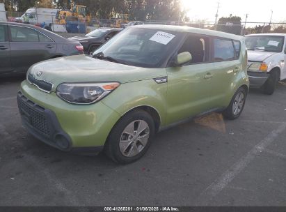 2016 KIA SOUL Green  Gasoline KNDJN2A27G7858696 photo #3