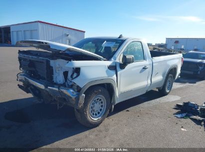 2024 GMC SIERRA 1500 4WD  LONG BOX PRO White  Gasoline 3GTNUAEK4RG130415 photo #3