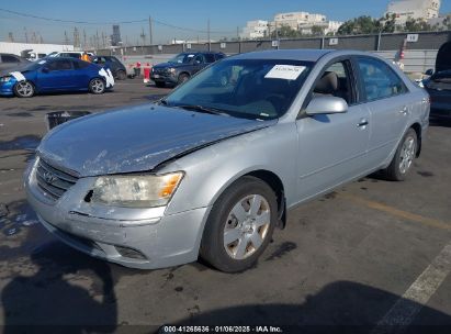 2010 HYUNDAI SONATA GLS Silver  Gasoline 5NPET4AC8AH617874 photo #3