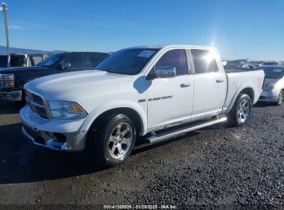 2012 RAM 1500 LARAMIE White  Gasoline 1C6RD7NT1CS321410 photo #3