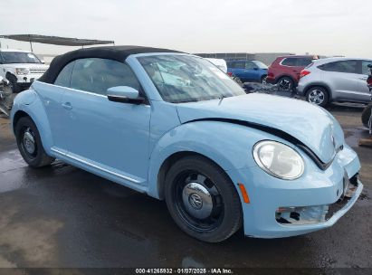 2013 VOLKSWAGEN BEETLE 2.5L Light Blue  Gasoline 3VW5P7AT8DM827232 photo #1