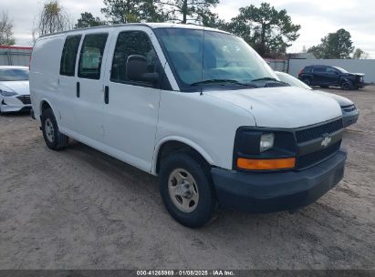 2008 CHEVROLET EXPRESS WORK VAN White  Gasoline 1GCFG15X981169795 photo #1