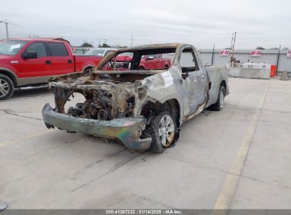 2021 CHEVROLET SILVERADO 1500 2WD  LONG BED WT Black  Gasoline 3GCNWAEF1MG308061 photo #3