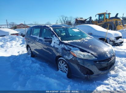 2012 MAZDA MAZDA5 SPORT Gray  Gasoline JM1CW2BLXC0112050 photo #1