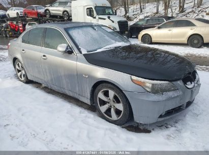 2006 BMW 530I Silver  Gasoline WBANE73546CM43196 photo #1