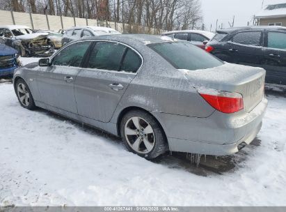 2006 BMW 530I Silver  Gasoline WBANE73546CM43196 photo #4