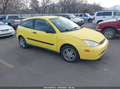 2001 FORD FOCUS ZX3 Yellow  Gasoline 3FAFP31361R115757 photo #1