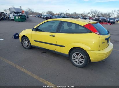 2001 FORD FOCUS ZX3 Yellow  Gasoline 3FAFP31361R115757 photo #4