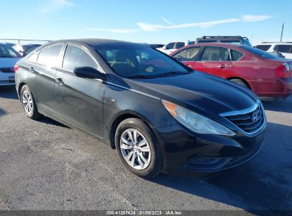 2012 HYUNDAI SONATA GLS Black  Gasoline 5NPEB4ACXCH395263 photo #1