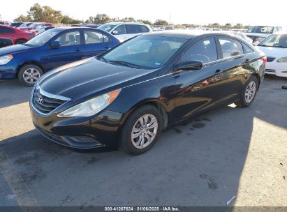 2012 HYUNDAI SONATA GLS Black  Gasoline 5NPEB4ACXCH395263 photo #3