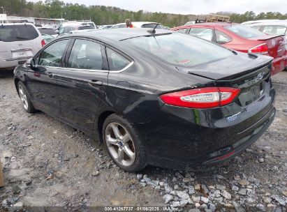 2014 FORD FUSION SE Black  Gasoline 1FA6P0H70E5353992 photo #4