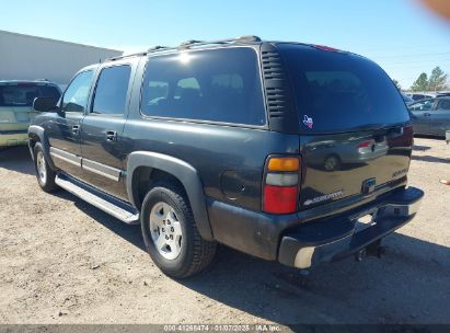 2005 CHEVROLET SUBURBAN 1500 LT Black  Flexible Fuel 1GNEC16Z05R153125 photo #4