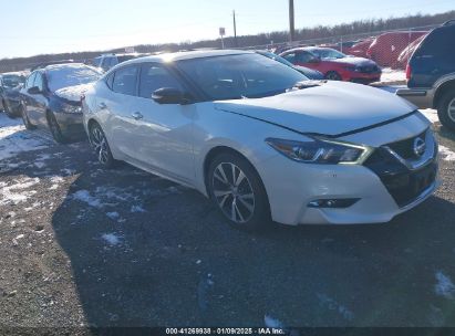 2016 NISSAN MAXIMA 3.5 PLATINUM White  Gasoline 1N4AA6AP4GC398022 photo #1