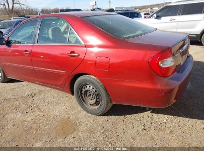 2002 TOYOTA CAMRY LE Red  Gasoline 4T1BE30K32U101585 photo #4