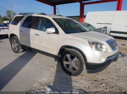 2011 GMC ACADIA SLT-1 White  Gasoline 1GKKVRED2BJ399828 photo #1