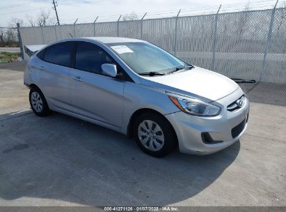 2017 HYUNDAI ACCENT SE Silver  gas KMHCT4AE8HU338008 photo #1