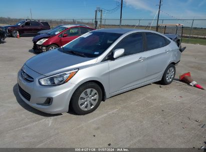 2017 HYUNDAI ACCENT SE Silver  gas KMHCT4AE8HU338008 photo #3