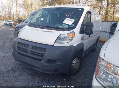 2018 RAM PROMASTER 1500 LOW ROOF 136 WB White  Flexible Fuel 3C6TRVAG5JE154246 photo #3