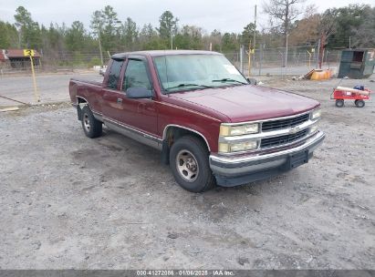 1997 CHEVROLET C1500 FLEETSIDE Burgundy  Gasoline 1GCEC19MXVE239610 photo #1