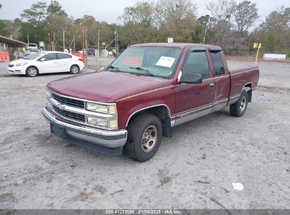 1997 CHEVROLET C1500 FLEETSIDE Burgundy  Gasoline 1GCEC19MXVE239610 photo #3