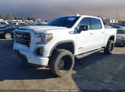 2019 GMC SIERRA 1500 AT4 White  gas 3GTP9EED4KG309465 photo #3