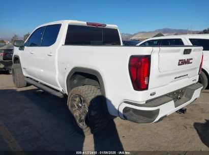 2019 GMC SIERRA 1500 AT4 White  gas 3GTP9EED4KG309465 photo #4