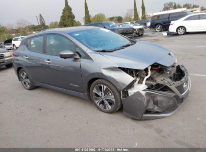 2018 NISSAN LEAF SL Gray  Electric 1N4AZ1CP5JC305735 photo #1