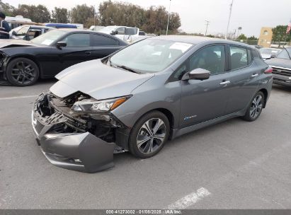 2018 NISSAN LEAF SL Gray  Electric 1N4AZ1CP5JC305735 photo #3