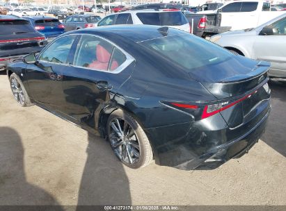 2023 LEXUS IS 350 F SPORT Black  Gasoline JTHGZ1B24P5062618 photo #4