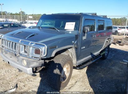 2008 HUMMER H2 SUV Gray  Gasoline 5GRGN23878H102257 photo #3