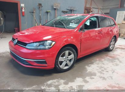 2018 VOLKSWAGEN GOLF SPORTWAGEN TSI S/TSI SE Red  Gasoline 3VWD17AU4JM754653 photo #3