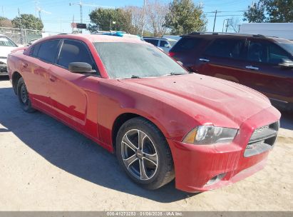 2013 DODGE CHARGER SE Red sedan 4d flexible fuel 2C3CDXBG0DH571563 photo #1