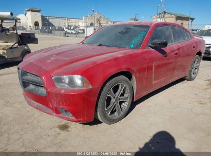 2013 DODGE CHARGER SE Red sedan 4d flexible fuel 2C3CDXBG0DH571563 photo #3