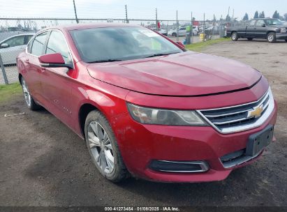 2014 CHEVROLET IMPALA 2LT Red  Gasoline 2G1125S38E9235223 photo #1