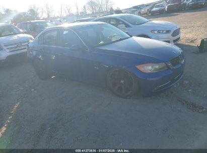 2007 BMW 335I Blue  Gasoline WBAVB73557VH21007 photo #1