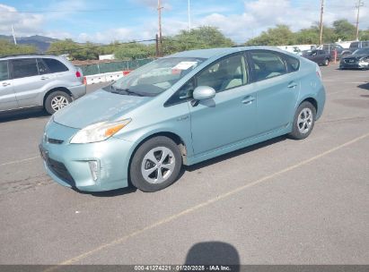 2012 TOYOTA PRIUS FIVE/FOUR/ONE/THREE/TWO Green  Hybrid JTDKN3DU4C1610250 photo #3