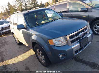 2012 FORD ESCAPE LIMITED Blue  Flexible Fuel 1FMCU9EG1CKC48628 photo #1