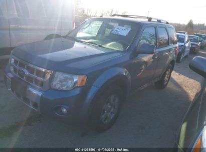 2012 FORD ESCAPE LIMITED Blue  Flexible Fuel 1FMCU9EG1CKC48628 photo #3