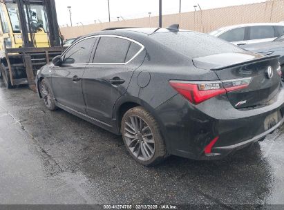 2019 ACURA ILX PREMIUM   A-SPEC PACKAGES/TECHNOLOGY   A-SPEC PACKAGES Black  Gasoline 19UDE2F84KA003896 photo #4